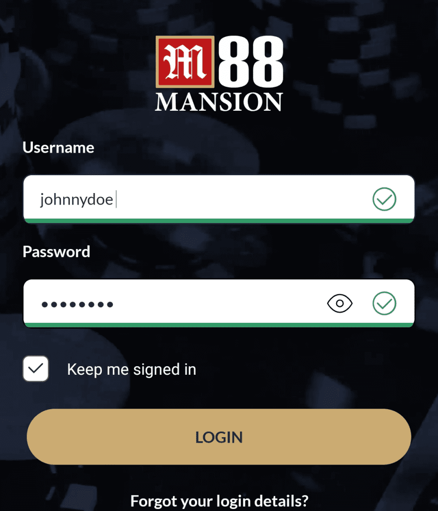 Log-In-M88